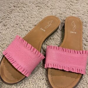 Joie Fuchsia Women's Slide Sandals